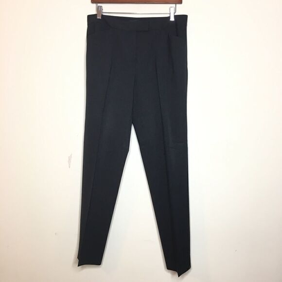 Lafayette Sz 6 Black Wool Trouser Pants - Picture 2 of 5